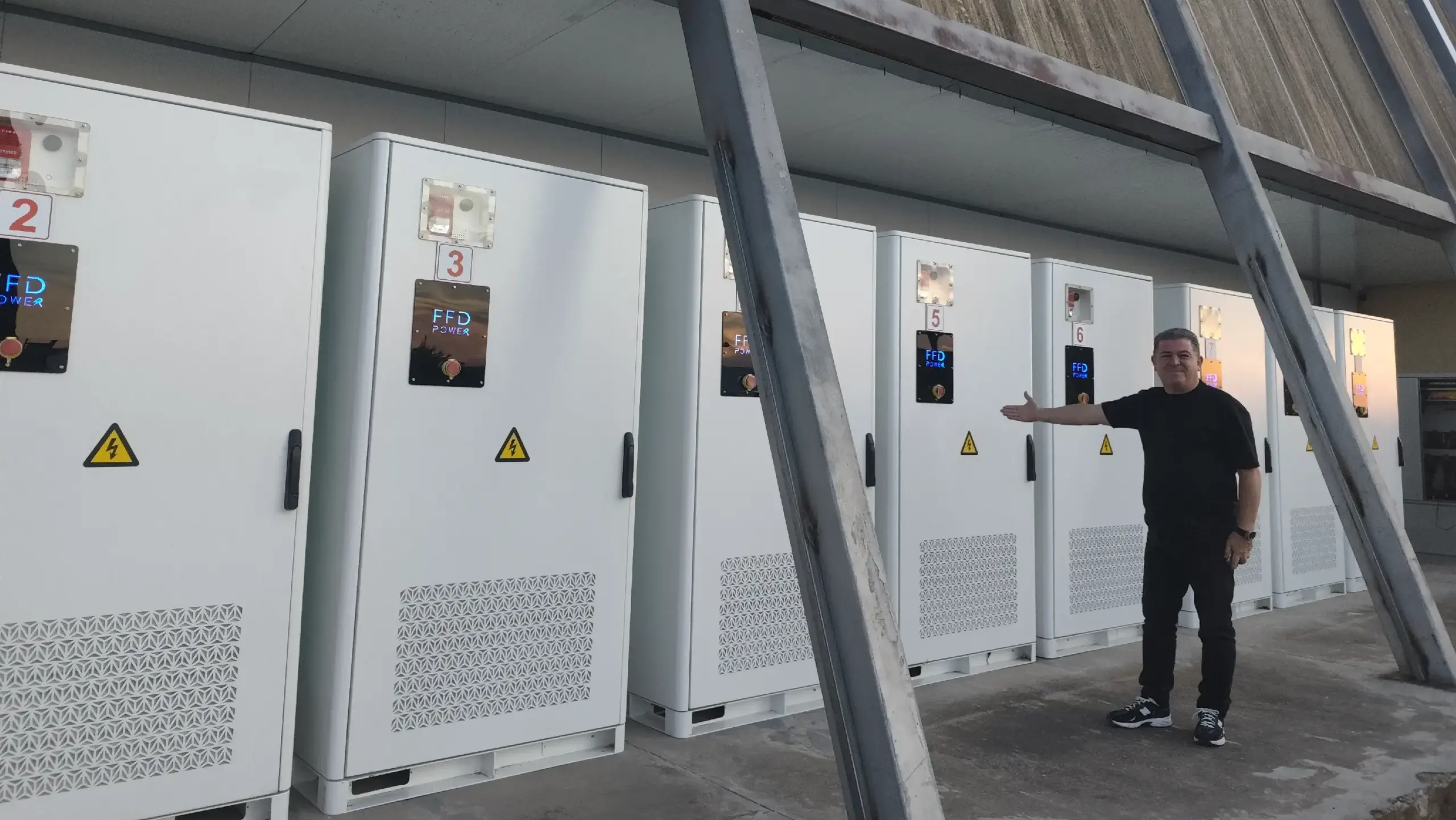 Strešná PV supermarketu na Blízkom východe a 0,8MW/1,86MWh BESS pre vlastnú spotrebu s EMS optimalizáciou časovo variabilného využitia